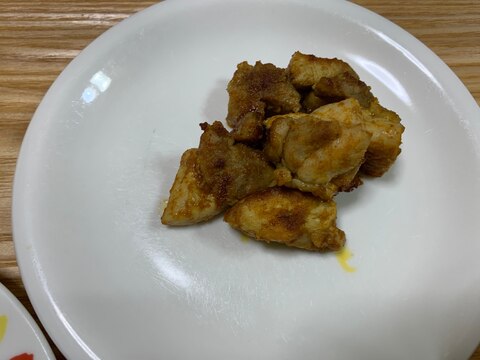 鶏もも肉のカレーケチャップ焼き